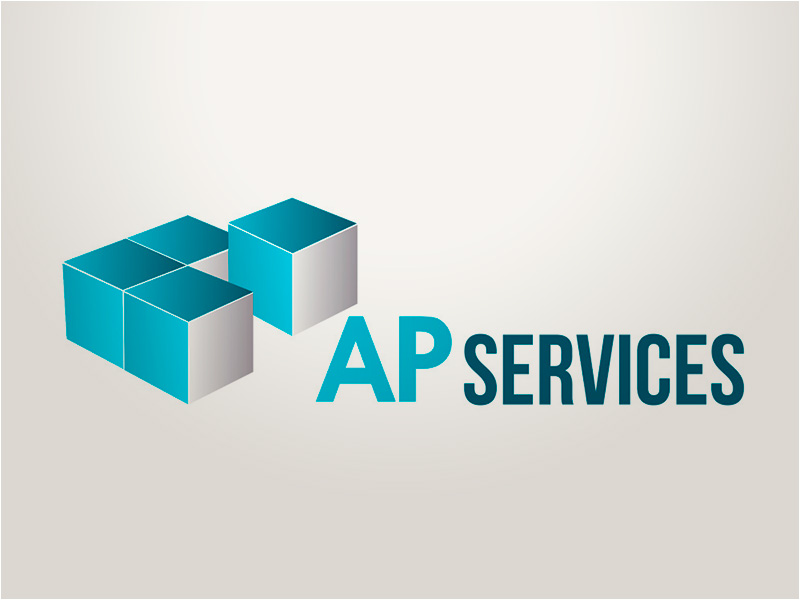 AP Services logo design