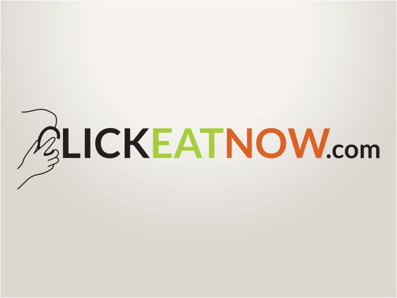 Click Eat Now logo design
