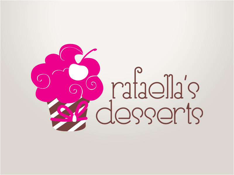 Rafaella's Desserts logo design